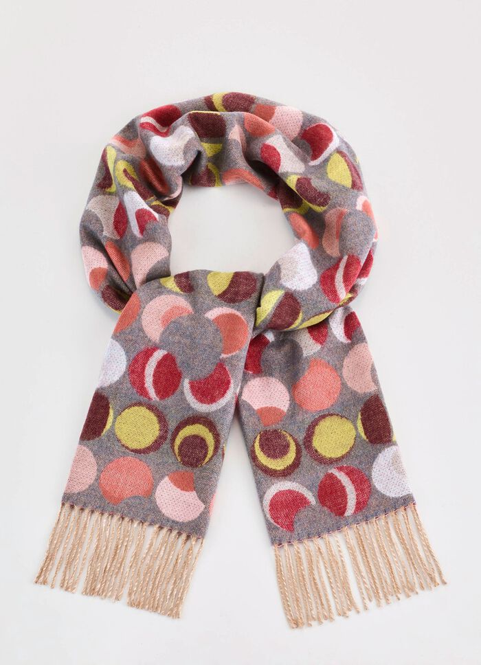 Schal mit Fantasiedessin 