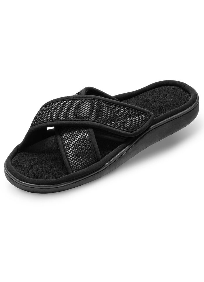 Relax-Cross Slipper mit Memory-Schaum 
