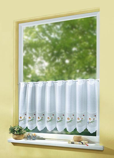 Kurzstore mit h&uuml;bschen Margeriten-Motiven 