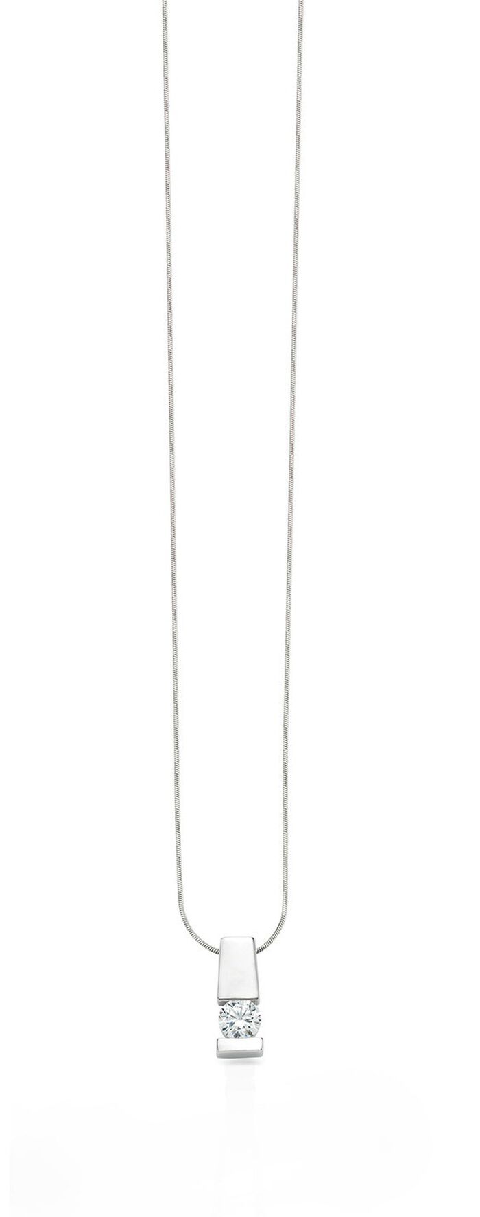 Edler Anh&auml;nger in Wei&szlig;gold mit Brillant 