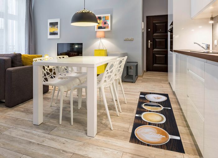 K&uuml;chenl&auml;ufer Kaffeetassen, mit rutschhemmender R&uuml;ckseite 