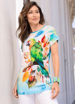 Shirt mit &uuml;berschnittener Schulterpartie 