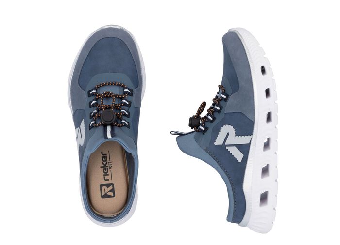 Rieker Slipper mit elastischem Schnellschn&uuml;rsystem mit Stopper 