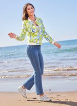 Blusenjacke mit tollem Dessin 