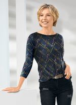 Shirt mit farbbrillantem Druck 