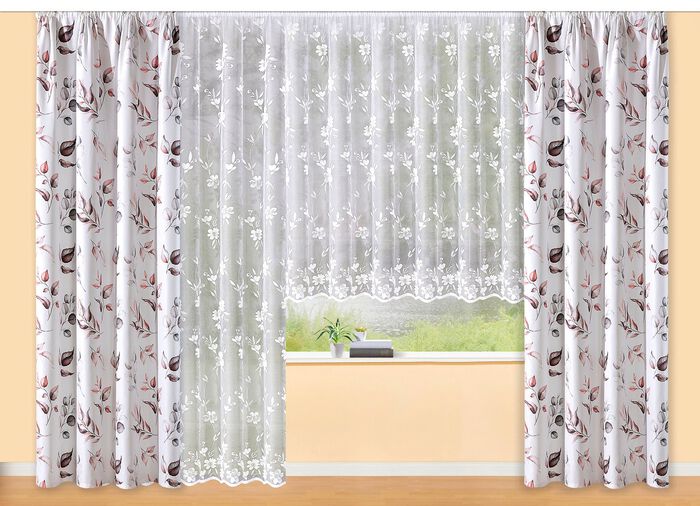 &Uuml;bergardine mit Universalschienenband 