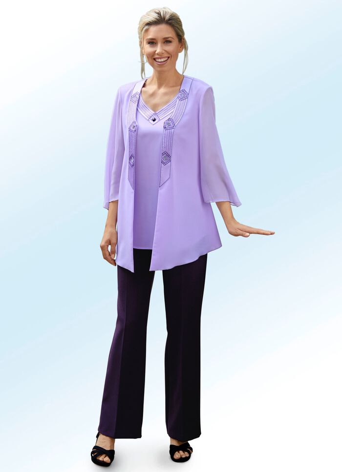 Hose in modischer Marlene-Form 