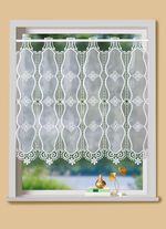 Kleinfenster-Store mit Macram&eacute;-Abschluss 