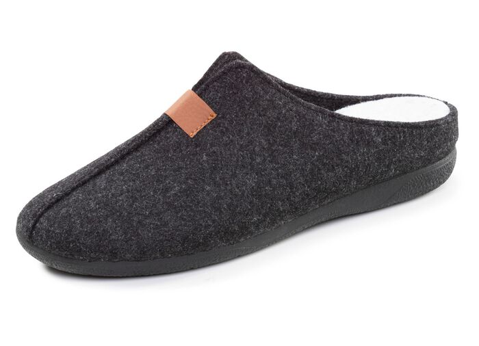 Klassische Herren-Hausschuhe, aus Wollfilz 