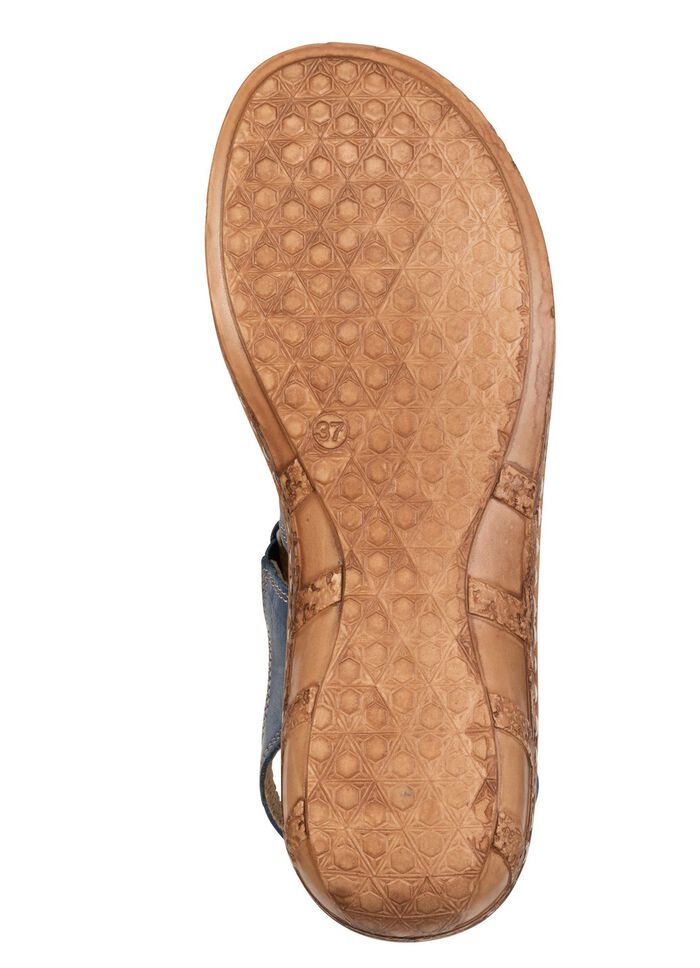 ELENA EDEN, klassische Damen-Sandalen, Weite G, mit Klettverschluss 