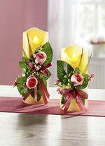 LED-Kerzen mit naturgetreuem Flackereffekt 