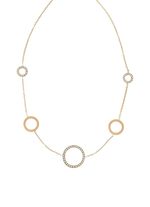 Stilvolle Halskette mit Kristallen 