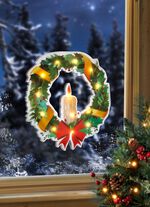 Beleuchtetes Fensterbild 