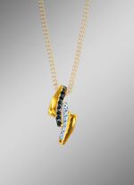 Anh&auml;nger mit synth. Zirkonia 