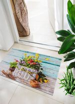 Fu&szlig;matte mit rutschhemmenden Vinylr&uuml;cken 