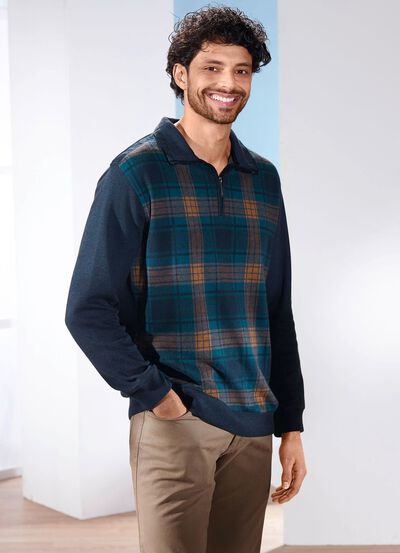 Troyer mit kurzem Rei&szlig;verschluss 