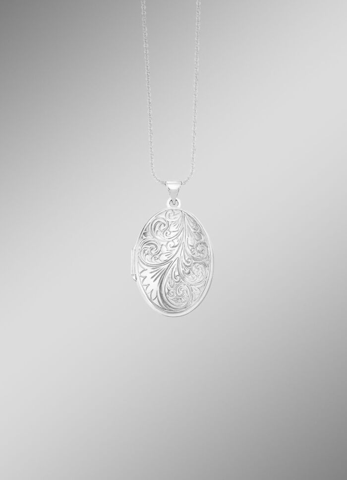 Elegantes Medaillon aus Silber 925/- fein 