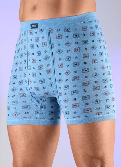 Dreierpack Unterhosen mit Alloverdessin 