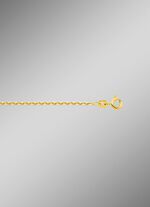 Diamantierte Ankerkette aus Gold 