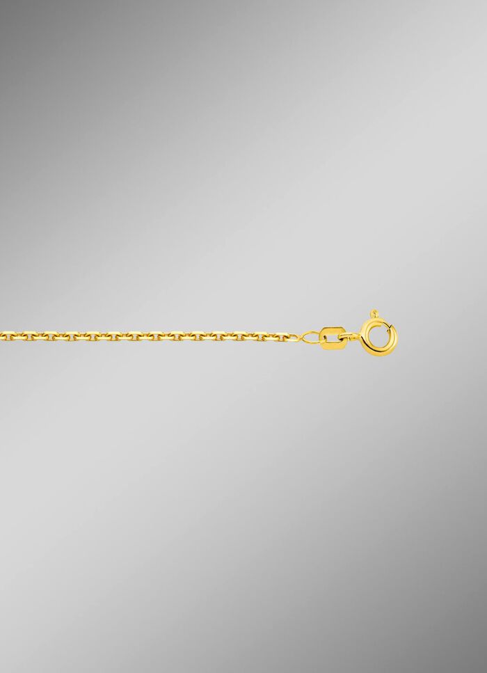Diamantierte Ankerkette aus Gold 
