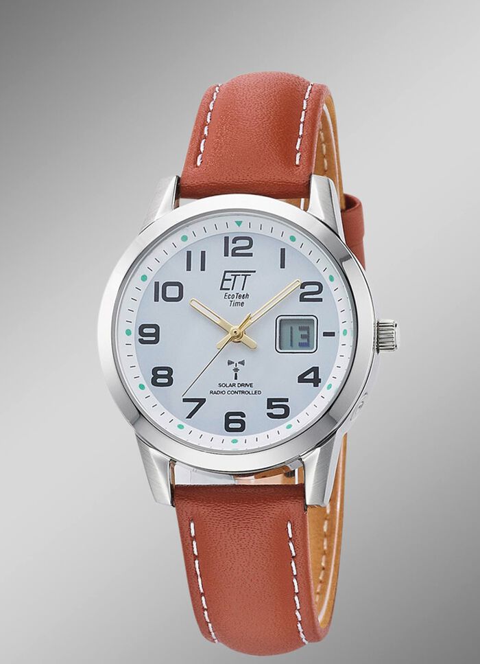 Sportliche Funk-Solar Damenuhr  