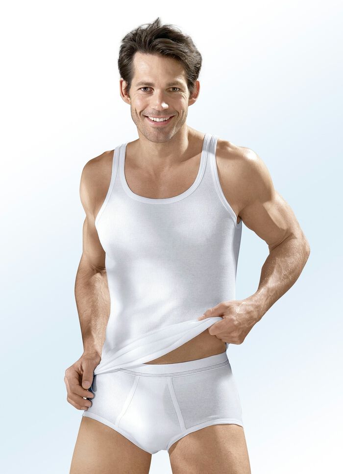 Hermko F&uuml;nferpack Sportjacken aus Doppelripp, wei&szlig; 