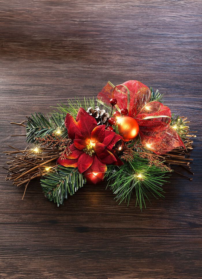 Beleuchtetes Tischgesteck, batteriebetrieben 