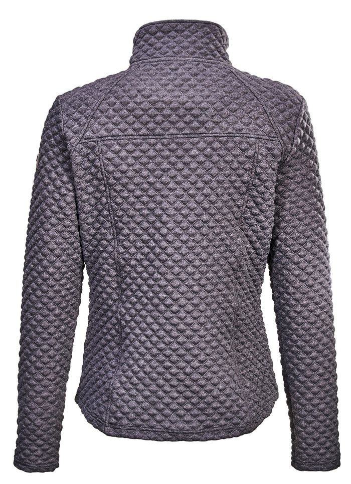 Modische Damen-Stretch-Jacke mit Jaquard-Steppmuster 