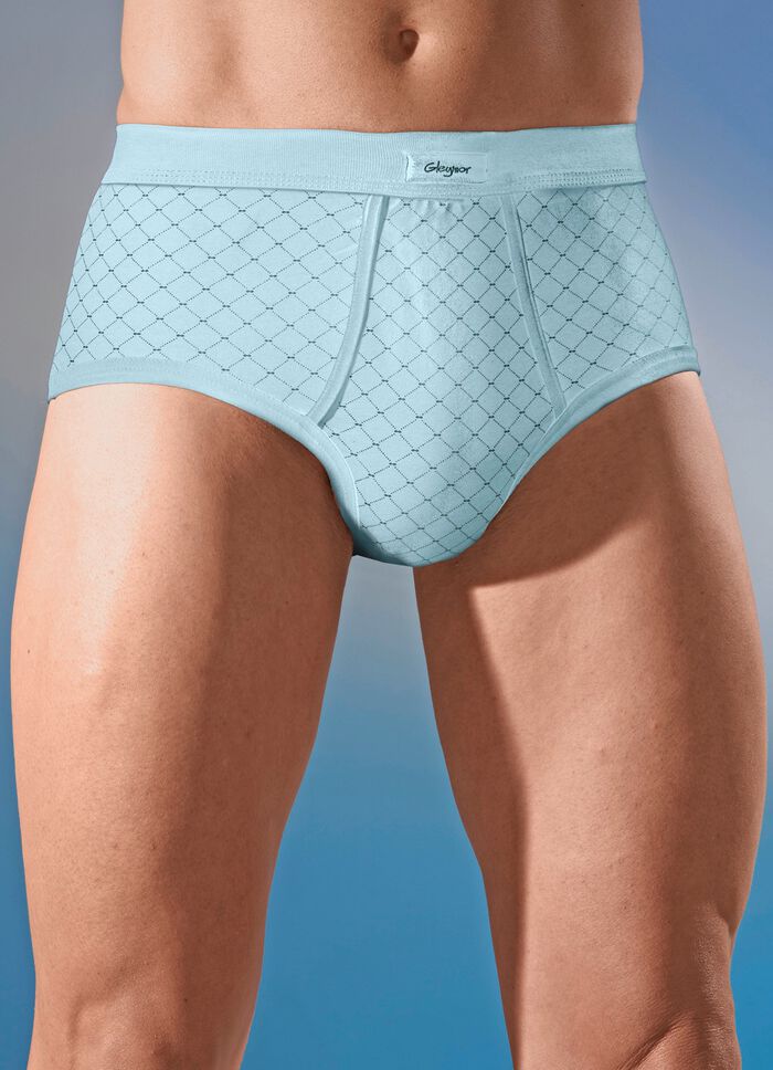 Viererpack Slips aus Feinjersey, mit Eingriff 