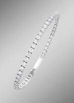 Tolles Tennisarmband mit synth. Zirkonia 