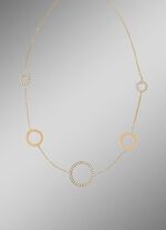 Stilvolle Halskette mit Kristallen 