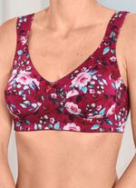 BH mit farbharmonischem Floraldessin 