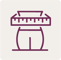 Icon Größentabelle für Damen